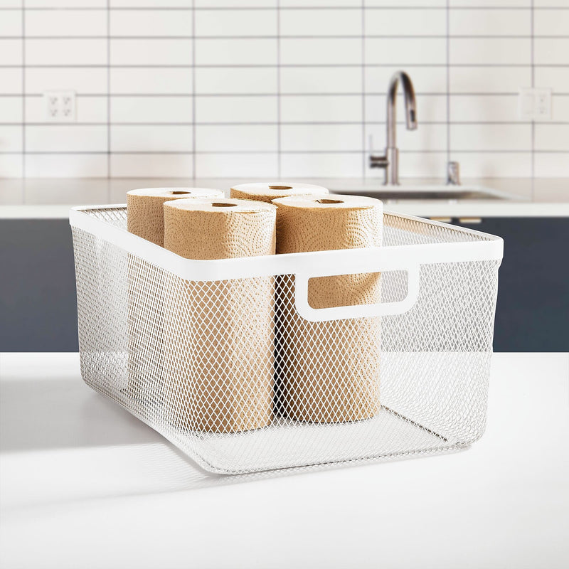 mDesign Steel Organizer, Matte White (25970)