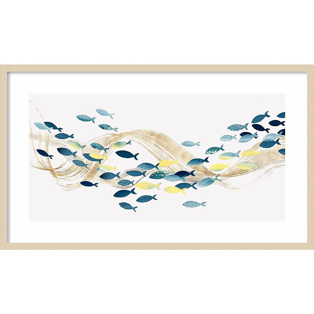 Amanti Art Under Water Sea Life by Isabelle Z Wood Framed Wall Art Print, 41" x 24" (A42675536683)