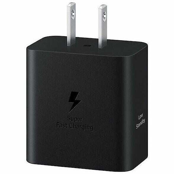 Samsung USB-C Wall Charger with Cable, 45W, Black (EP-T4511XBEGUS)