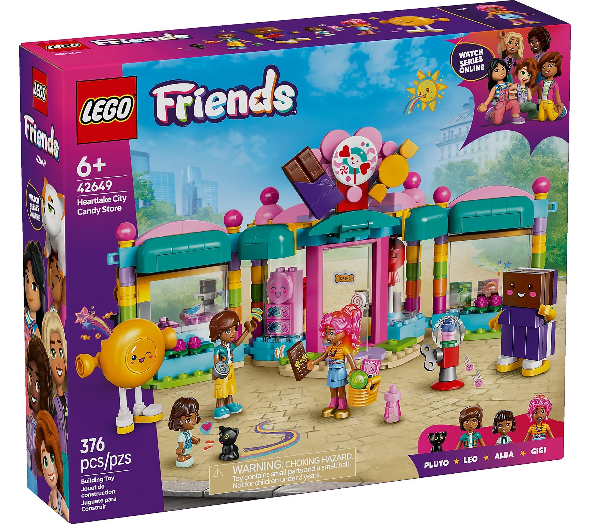 LEGO Friends Heartlake City Candy Store, 376 Pieces (42649)