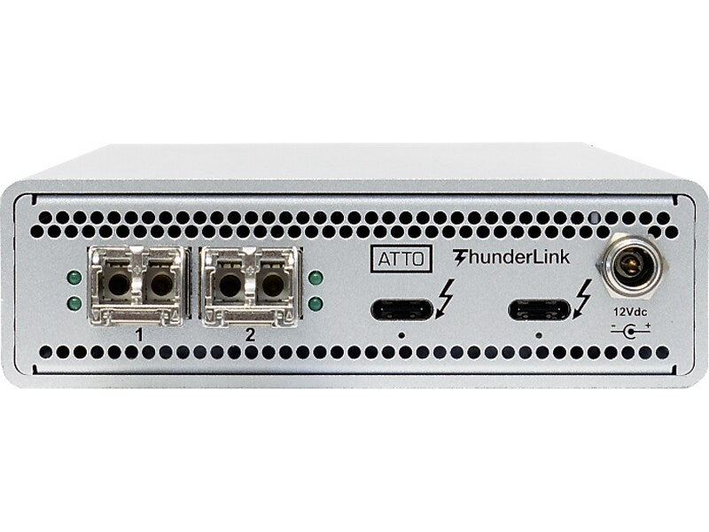 ATTO ThunderLink N3 3102 Thunderbolt to SFP+ Adapter, Female to Female, Gray (TLN3-3102-D00)