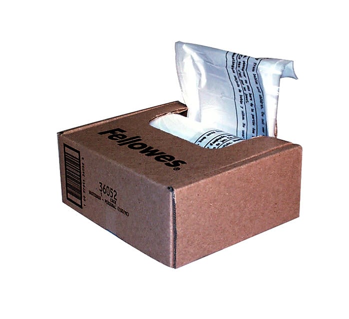 Fellowes Shredder Bags 7 Gal., 100/Box (36052)