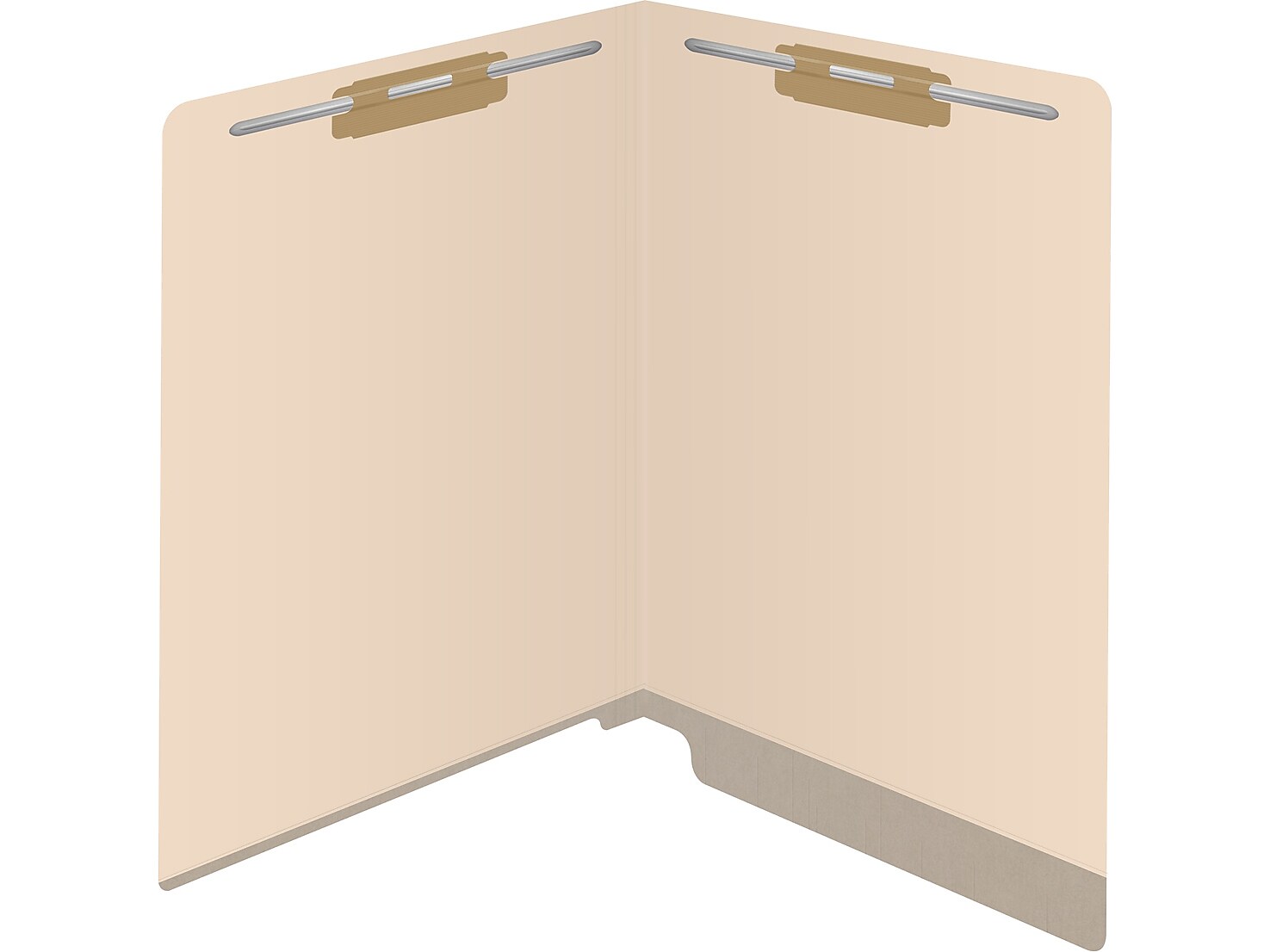Medical Arts Press Reinforced End Tab File Folder, Straight-Cut, Letter Size, Manila/Gray, 50/Box (S-09473-GRY)