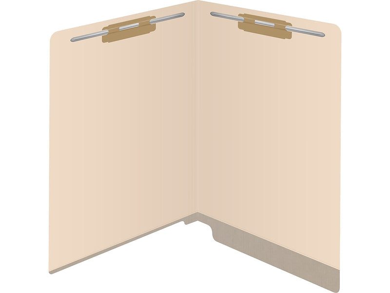 Medical Arts Press Reinforced End Tab File Folder, Straight-Cut, Letter Size, Manila/Gray, 50/Box (S-09473-GRY)