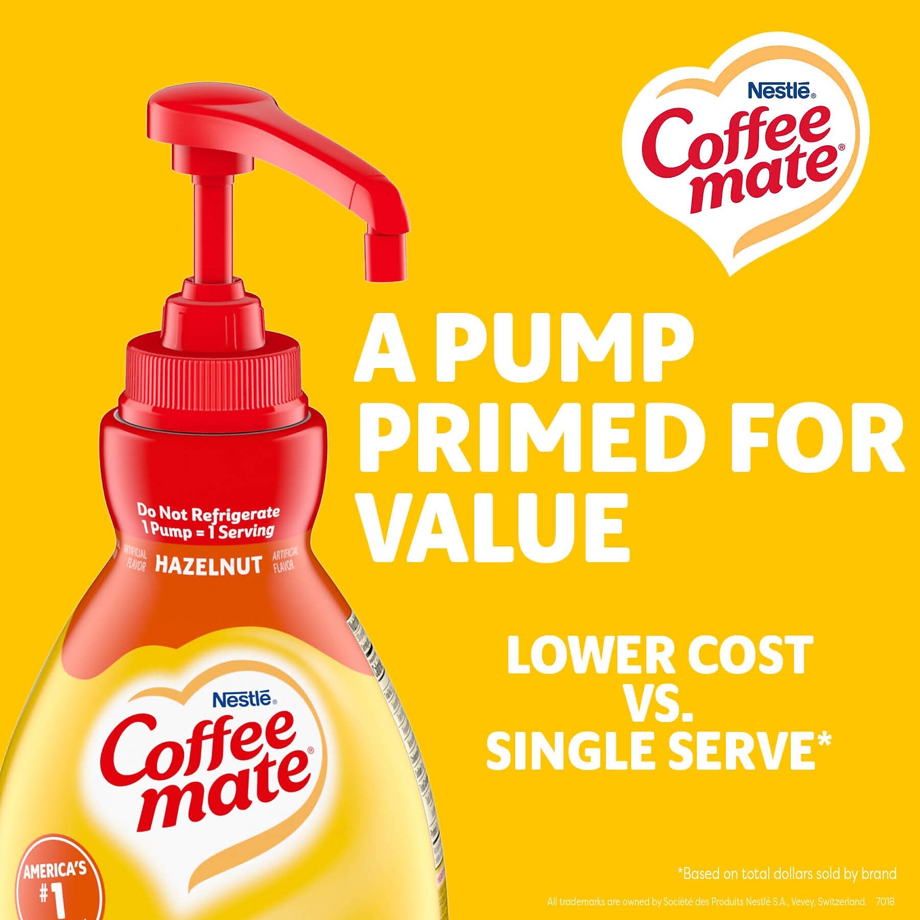 Coffee mate Hazelnut Liquid Creamer, 50.7 oz. (NES47862)