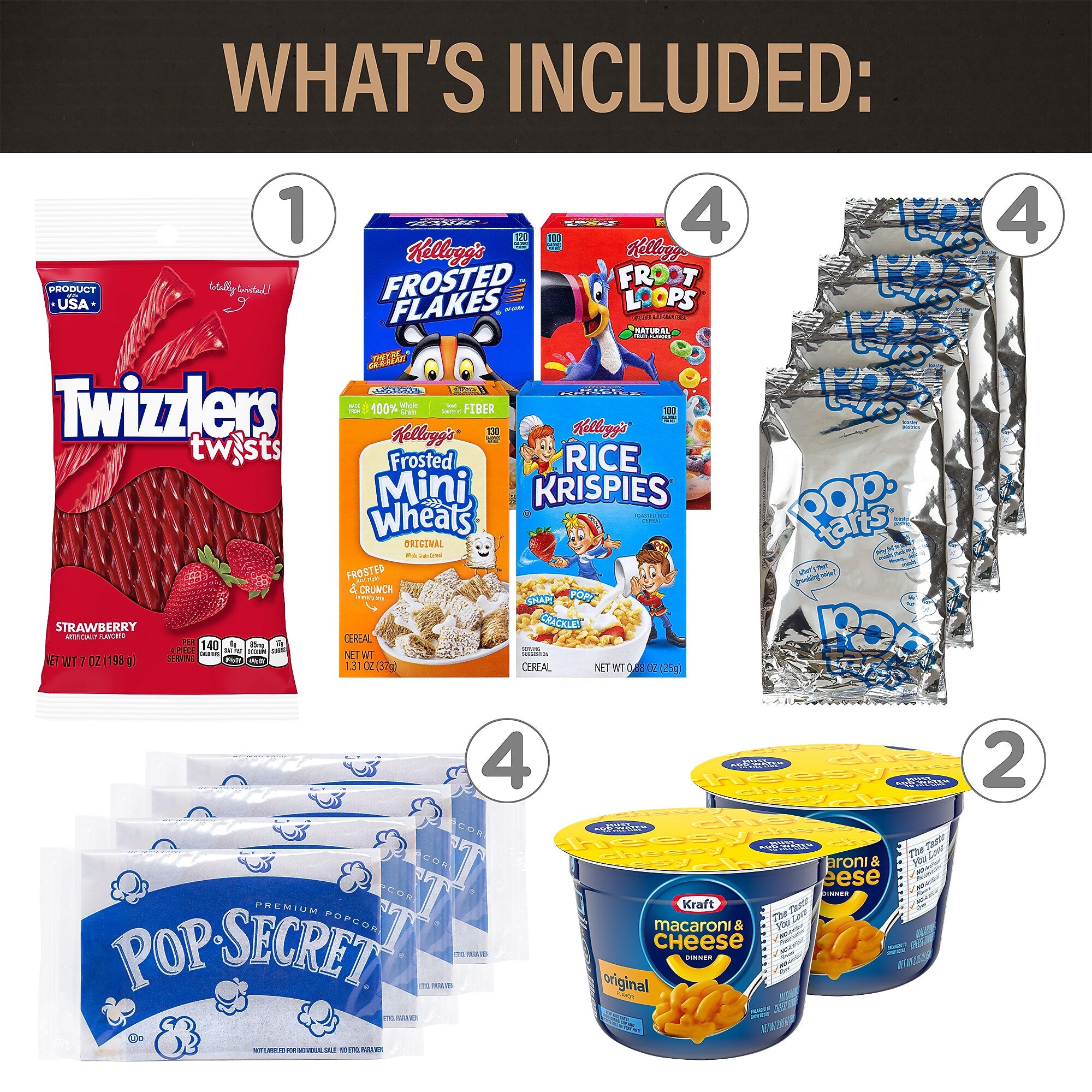 Break Box Dorm Room Survival Snack Box, 55/Box (700-00014)