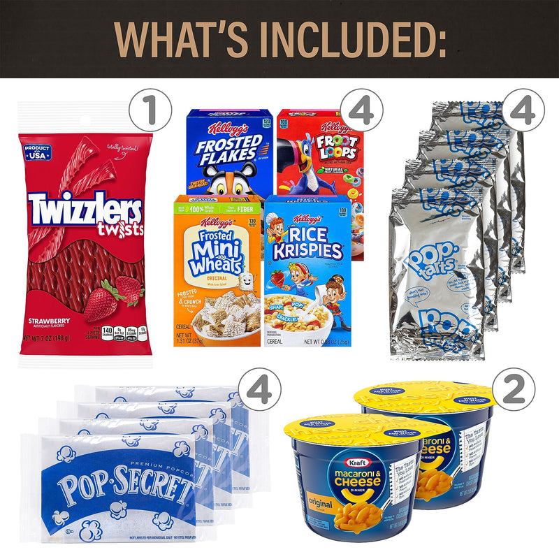Break Box Dorm Room Survival Snack Box, 55/Box (700-00014)