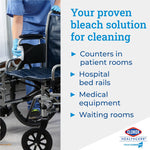 Clorox Healthcare Bleach Germicidal Wipes, 70 Wipes/Container, 6/Carton (CLO35309CT)