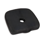 Mind Reader Memory Foam with Gel Core Office Chair Ergonomic Orthopedic Cushion, Black (GELCUSH-BLU)