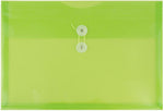 JAM Paper Premium Plastic Document File, Letter, Lime Green, 3/Pack (218B1LIX3)