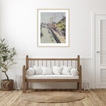 Amanti Art Grand Quay Paris by Anne Durham Wood Framed Wall Art Print, 35" x 41" (A42677451182)