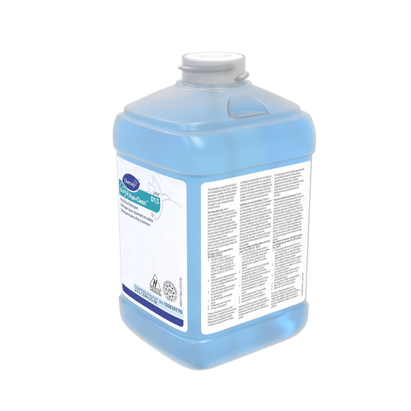 Diversey SUMA Pan-Clean D1.5 Detergent for Diversey J-Fill, Floral Woody Scent, 84.5 oz., 2/Carton (100839776)