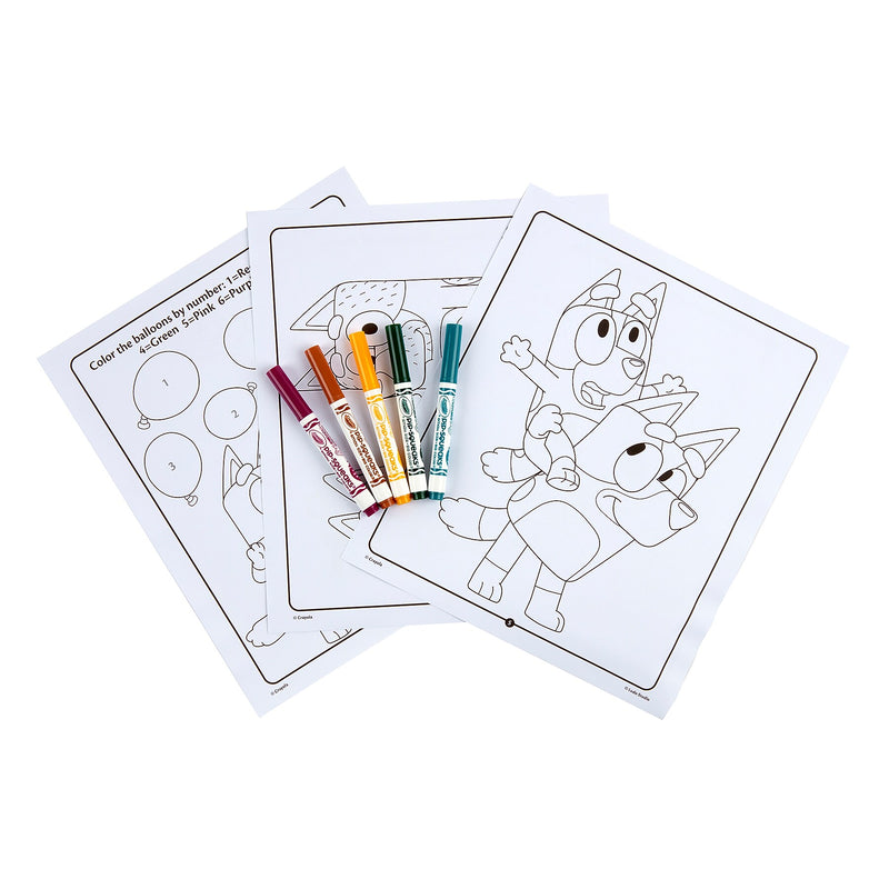 Crayola Color & Sticker: Bluey Activity Book, 3 Sets/Bundle (BIN042743-3)