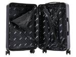 InUSA Drip 20" Hardside Carry-On Suitcase, 4-Wheeled Spinner, TSA Checkpoint Friendly, Blue (IUDRI00S-BLU)