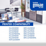 Brother TN730 Black Standard Yield Toner Cartridge (TN730)
