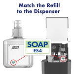 PURELL HEALTHY SOAP ES4 Wall Mounted Hand Soap Dispenser, Graphite (5034-01)