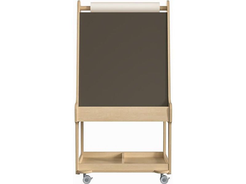 Flash Furniture Bright Beginnings Display Easel, 48.25", Brown Birch Plywood (MK-ME16768-GG)