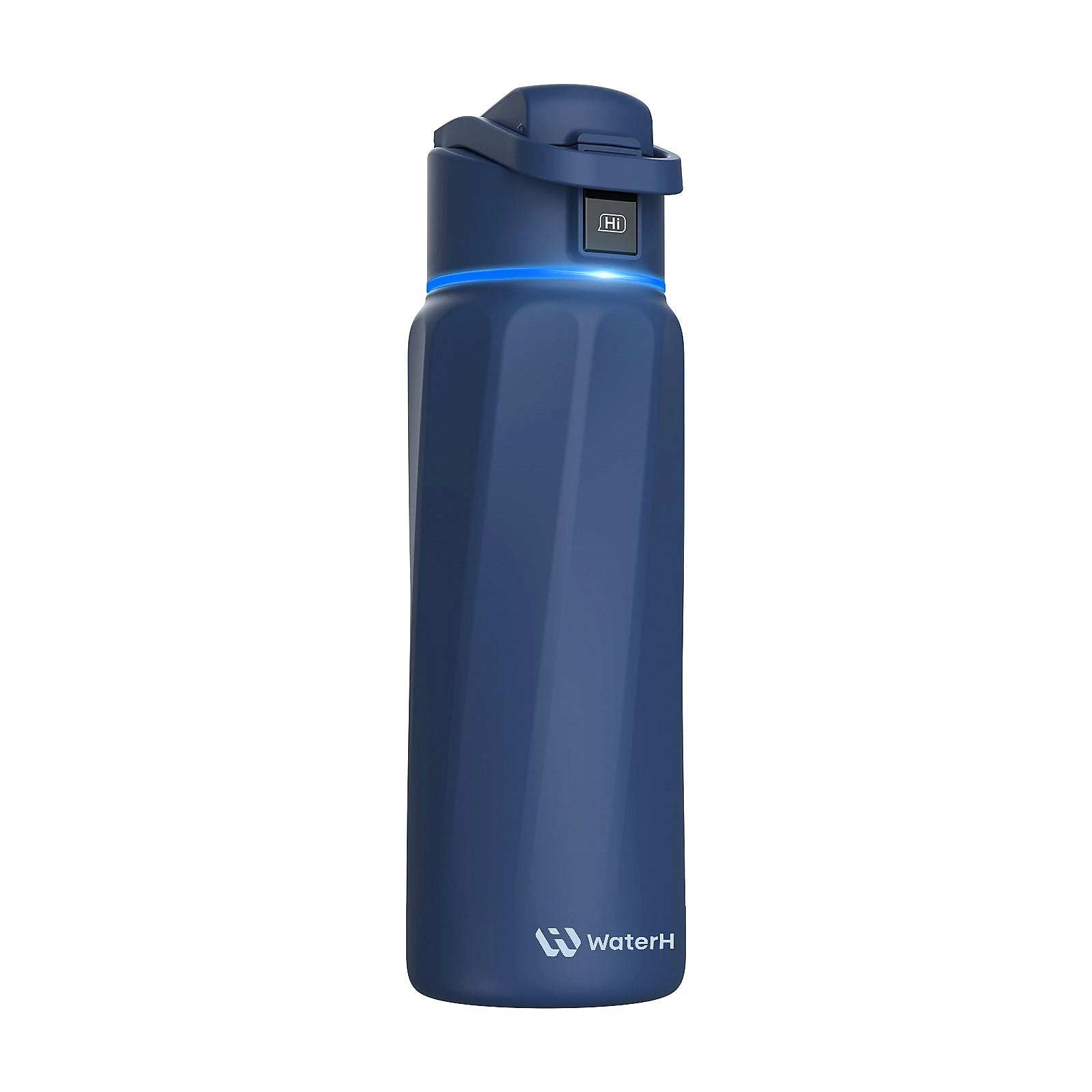 WaterH BOOST Stainless Steel Triple Wall Insulated Smart Water Bottle, 32 oz., Magnetic Blue (B003MB)