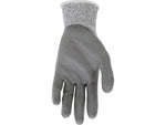 MCR Safety Cut Pro Hypermax Fiber/Polyurethane Work Gloves, Large, A3 Cut Level, Salt-and-Pepper/Gray, Dozen (127-92752L)