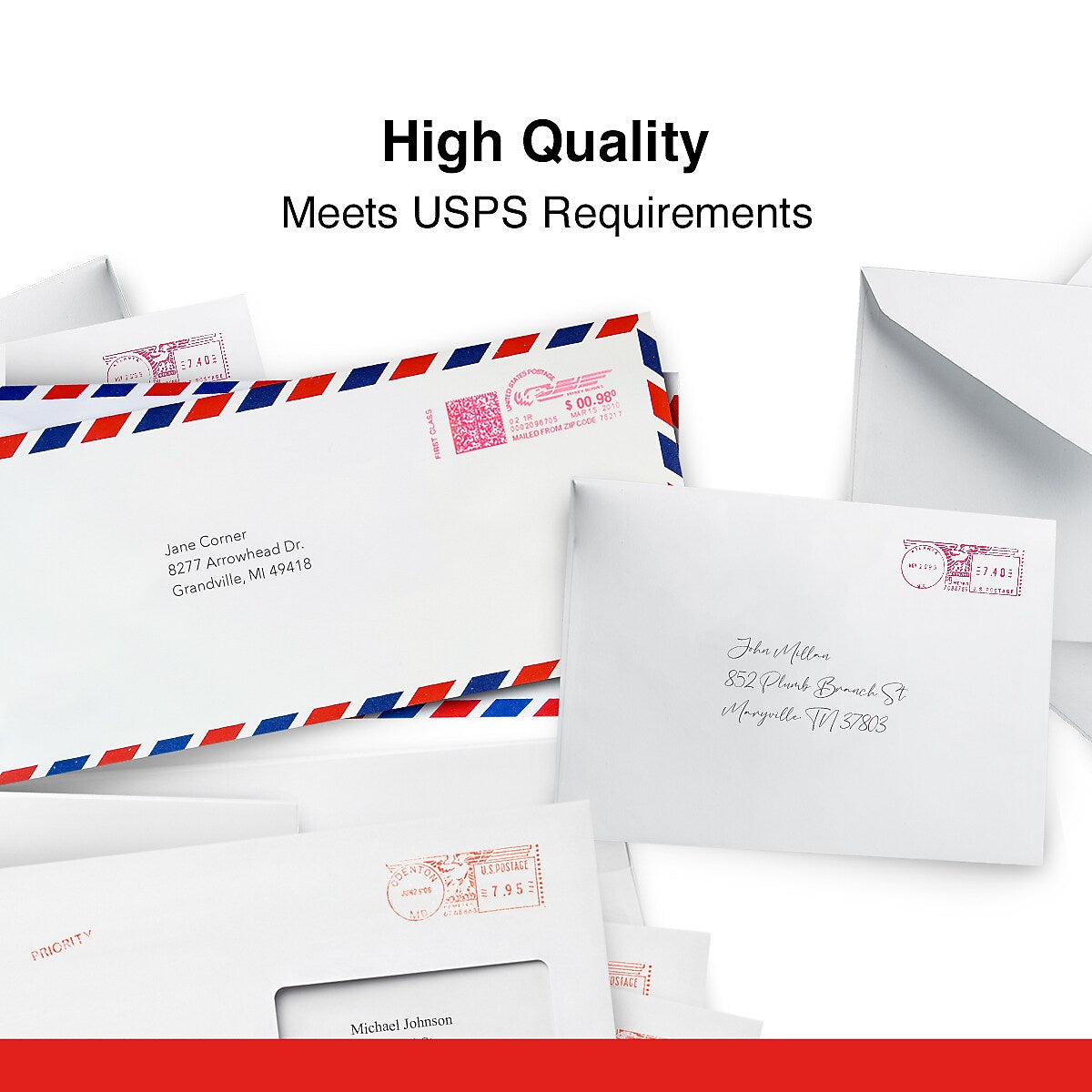 Staples Remanufactured Red Standard Yield Postage Ink Cartridge Replacement for Pitney Bowes (797-0/797-Q/797-M)