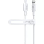 Anker 542 Lightning to USB-C Charging Cable, 3 ft., White (A80B5H21-1)