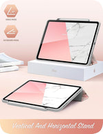 i-Blason Cosmo Plastic 13" Fashion Case for iPad Pro 7th Generation, Marble