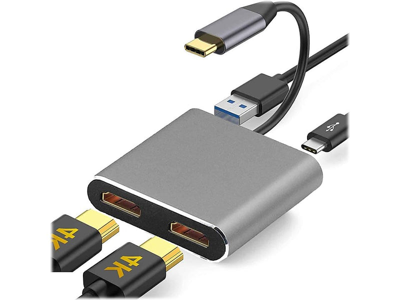 4XEM Dual HDMI USB-C Docking Station (4XUSBCHUB07)
