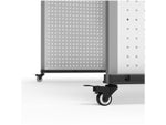 Luxor 32"-38"H Adjustable Standing Modular Makerspace and Science Lab Table, White (DTTB001)