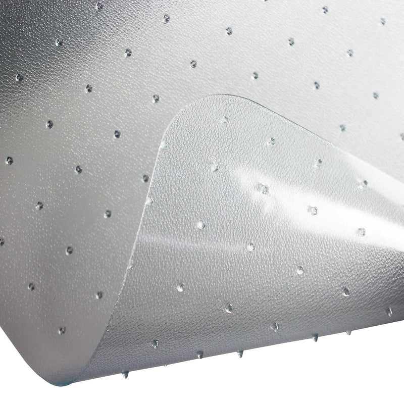Floortex Valuemat Plus Chair Mat, 48" x 60", Designed for Low-Pile Carpet, Clear Polycarbonate (FR1115020ER)