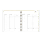 2025-2026 Day Designer for Blue Sky Rugby Stripe 8" x 10" Academic Daily & Monthly Personal Organizer (137885-A26)