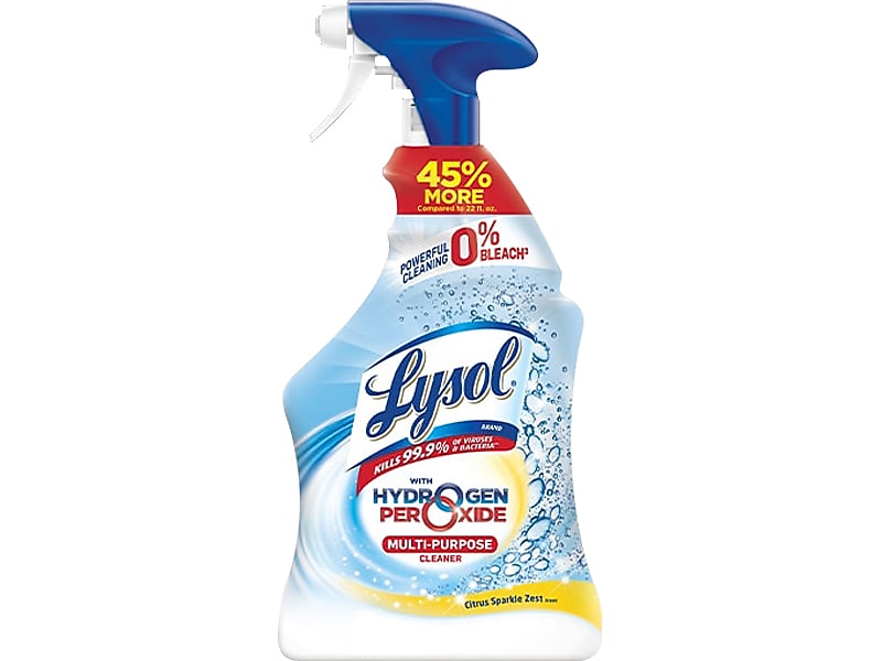 Lysol Disinfecting Multipurpose Cleaner Spray, Citrus Sparkle Scent, 32 Fl Oz. (89289)