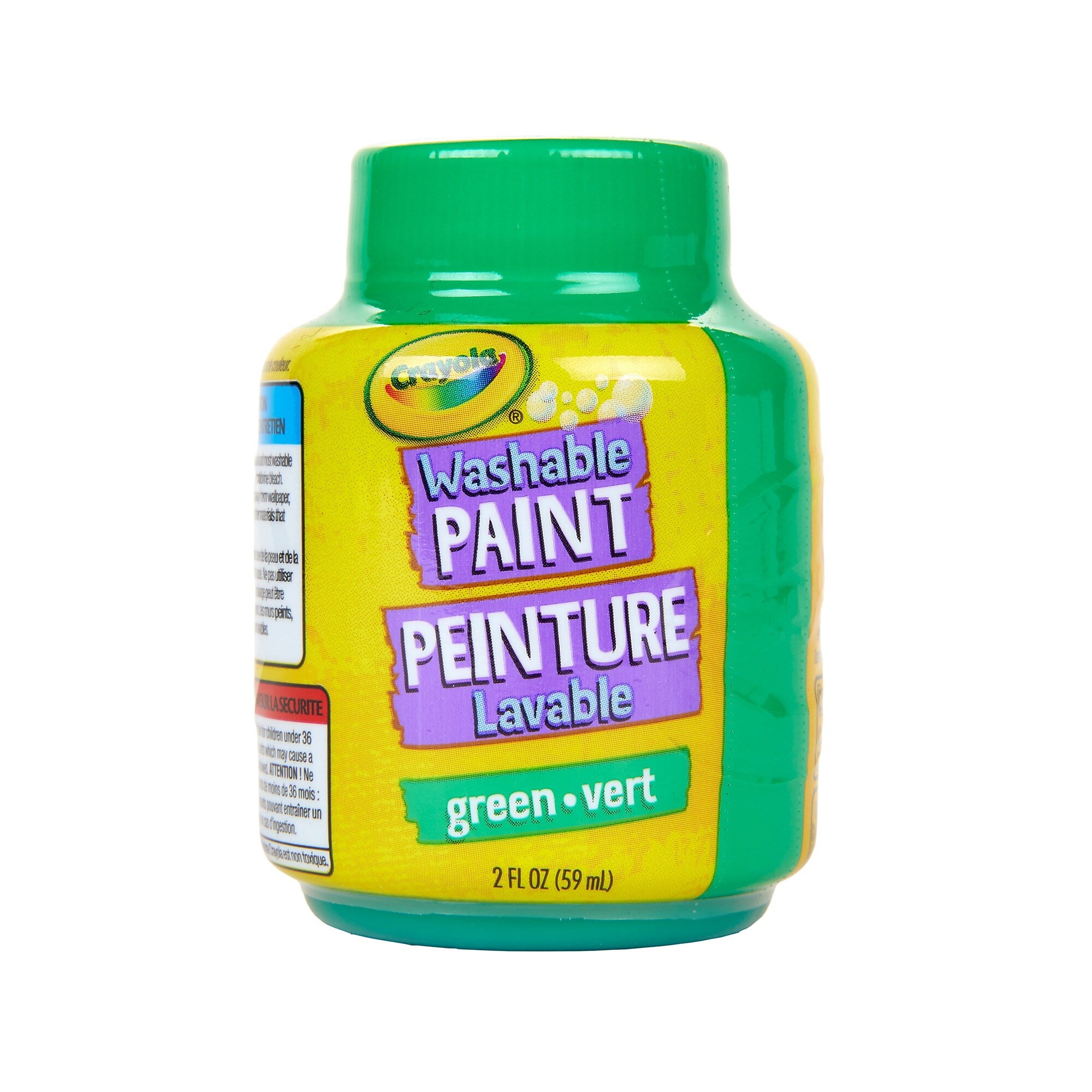 Crayola Washable Kid's Paint, Green, 2 oz., 12/Bundle (BIN542844-12)
