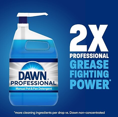 Dawn Professional Liquid Dish Soap, Original Scent, 1 gal., 2/Pack (12163)