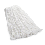 Coastwide Professional™ Cut-End Wet Mop Head, #24, Rayon, 1" Headband, White (CW57746)