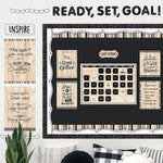 Creative Teaching Press Black, White, and Wood Calendar Set Bulletin Board Set, 87/Set (CTP10920)