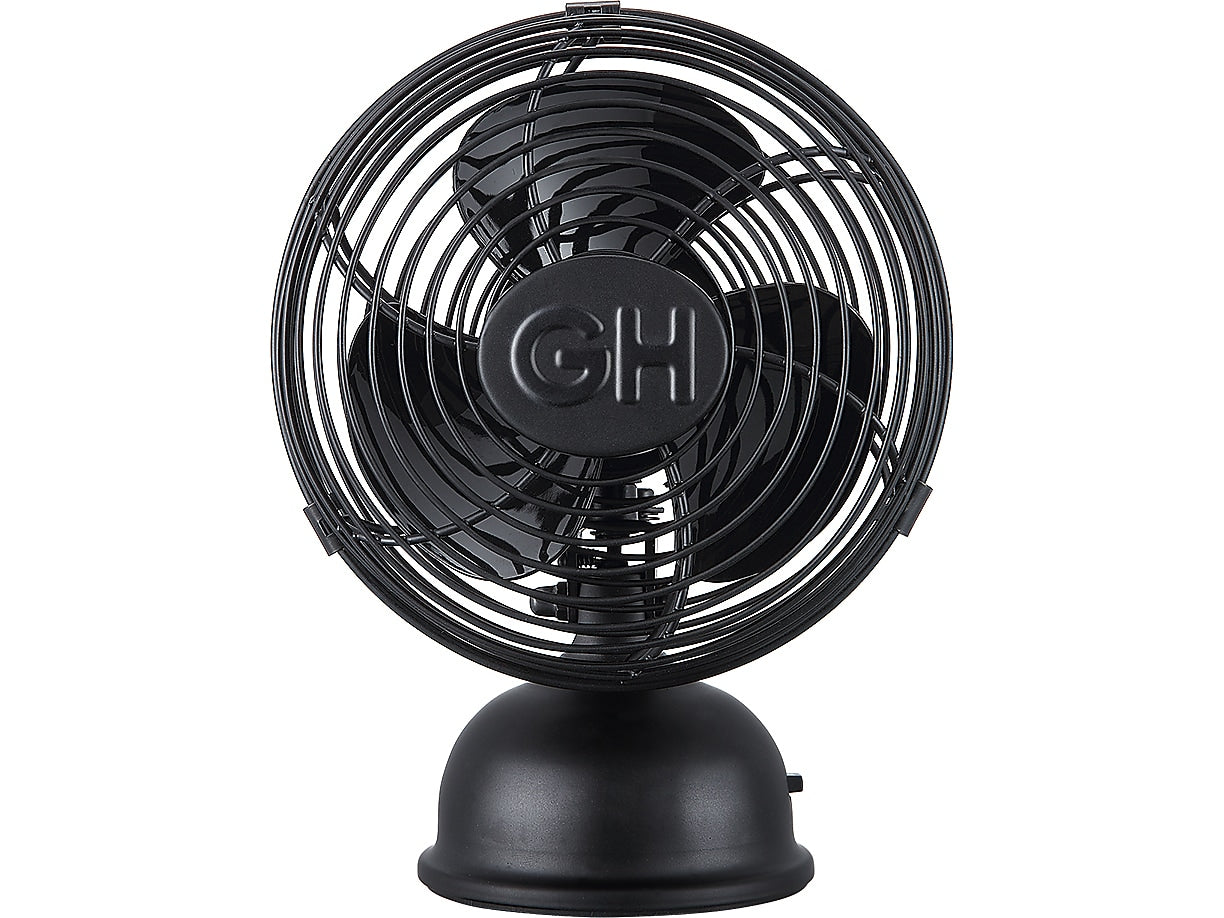 Good Housekeeping 5" Oscillating Portable Fan, 1-Speed, Black (92514)