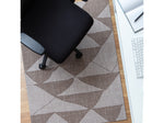 Anji Mountain Rug'd Dormis Carpet & Hard Floor Chair Mat, 36" x 48", Brown/Beige Polyester (AMB9038)