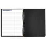 2026 AT-A-GLANCE DayMinder 7" x 8.75" Weekly Planner, Faux Leather Cover, Black (G535-00-26)