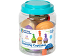 Learning Resources Snap-N-Learn Counting Cupcake Tos, 5/Set (LER6724)
