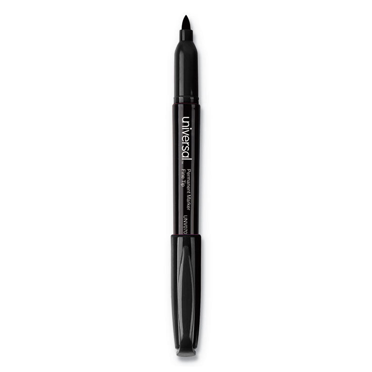 Pen-Style Permanent Marker Value Pack, Fine Bullet Tip, Black, 60/pack