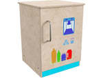 Flash Furniture Bright Beginnings Children's Kitchen Refrigerator with Integrated Storage (MK-ME03508-GG)