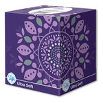 Ultra Soft Facial Tissue, 2-Ply, White, 56 Sheets/box, 4 Boxes/pack