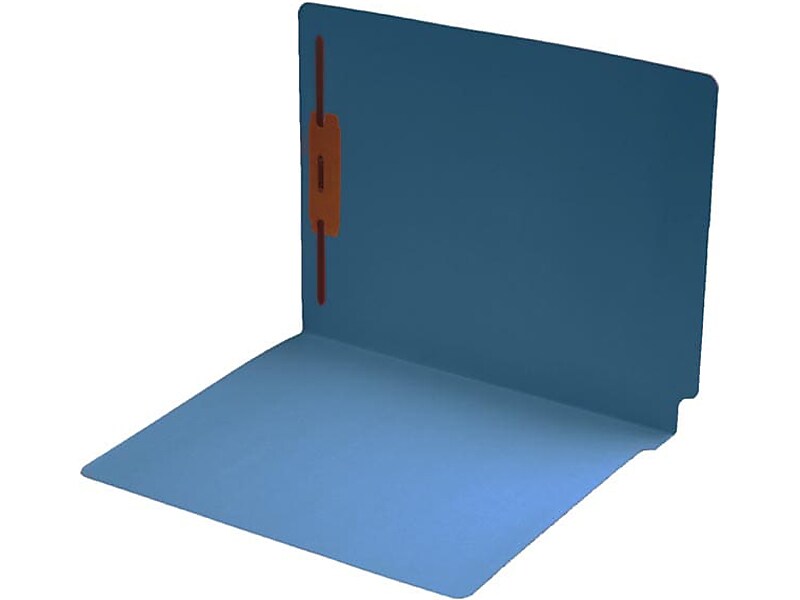 Medical Arts Press End Tab File Folder, Straight Cut, Letter-Size, Blue, 50/Box (S-09242-BLU)