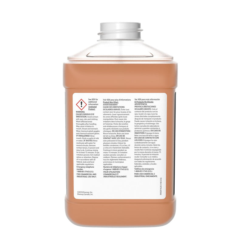 Stride HC Multipurpose Cleaner for Diversey J-Fill Systems, Citrus Scent, 2.5 L, 2/Carton (101109756)