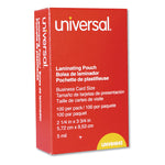Laminating Pouches, 5 Mil, 3.75" X 2.25", Gloss Clear, 100/box