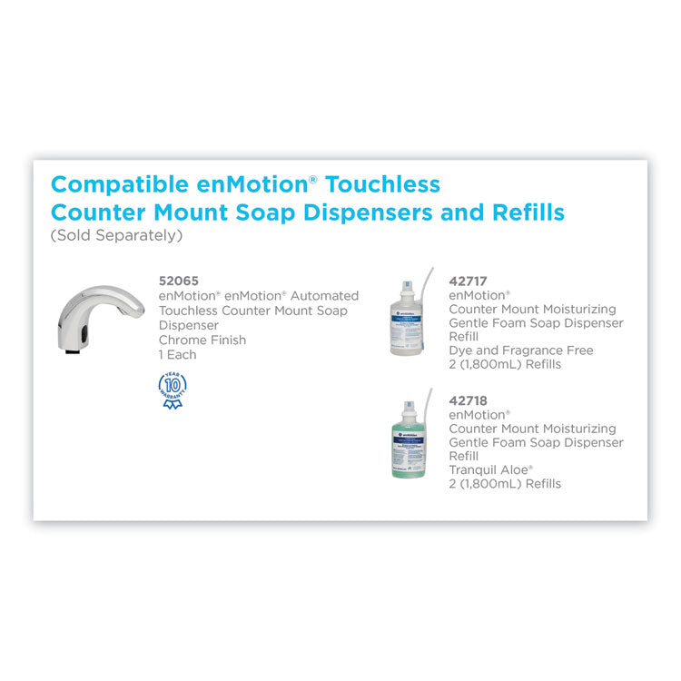 Gp Enmotion Counter Mount Foam Soap Refill, Fragrance-Free, 1,800 Ml, 2/carton