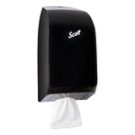 Hygienic Bathroom Tissue Dispenser, 7 x 5.73 x 13.34, Black