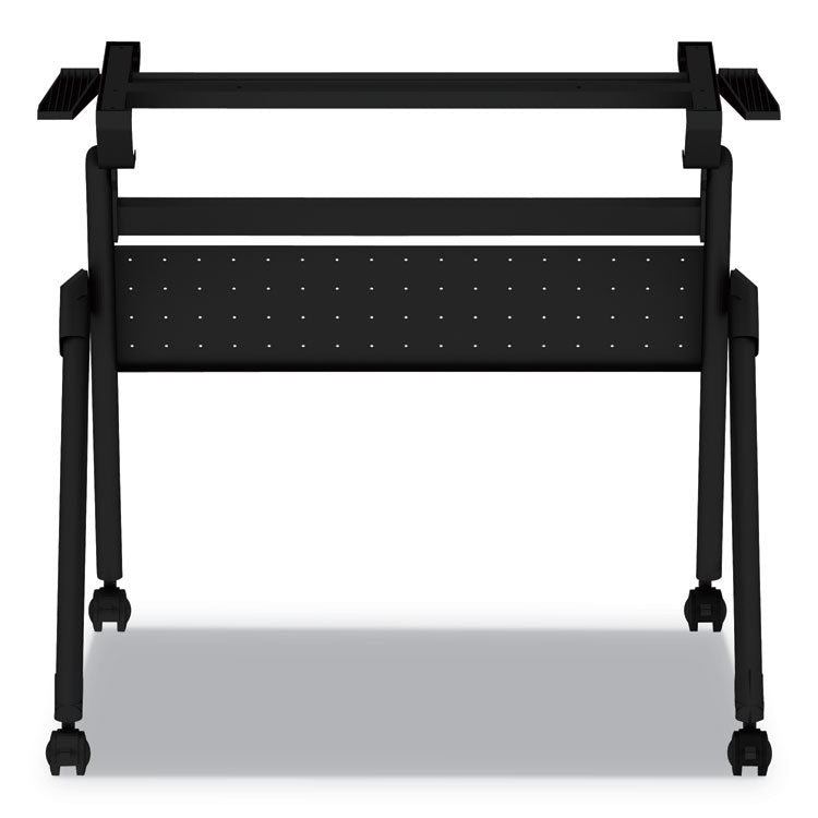 Flip And Nest Table Base, 32.25w X 23.63d X 28.5h, Black