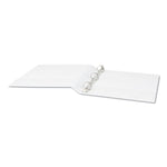 Slant D-Ring View Binder, 3 Rings, 1" Capacity, 11 x 8.5, White