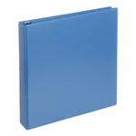Slant D-Ring View Binder, 3 Rings, 1.5" Capacity, 11 x 8.5, Light Blue